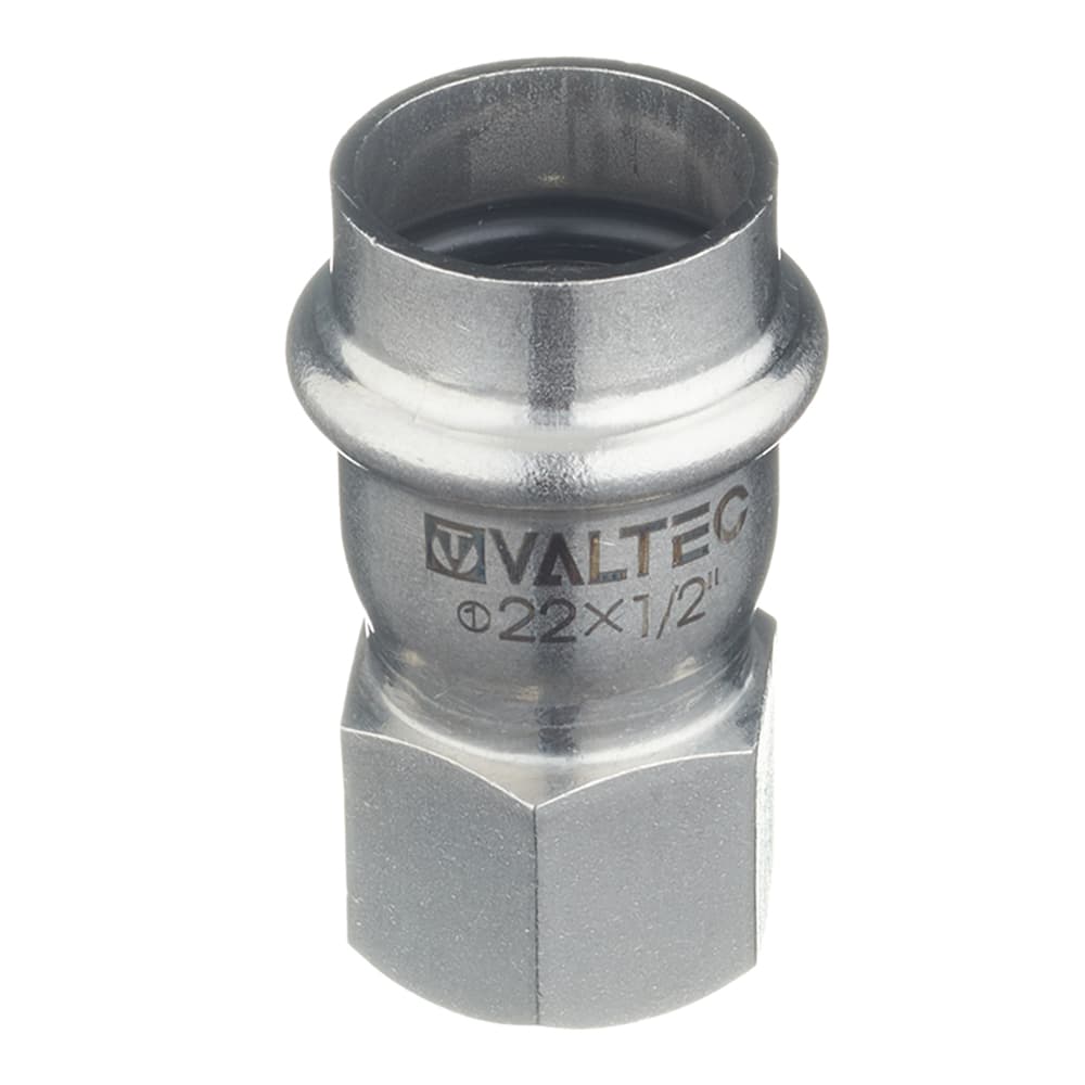 Соединитель Valtec 22 мм х 1/2 ВР(г) нержавеющая сталь (VTi.902.I.002204)
