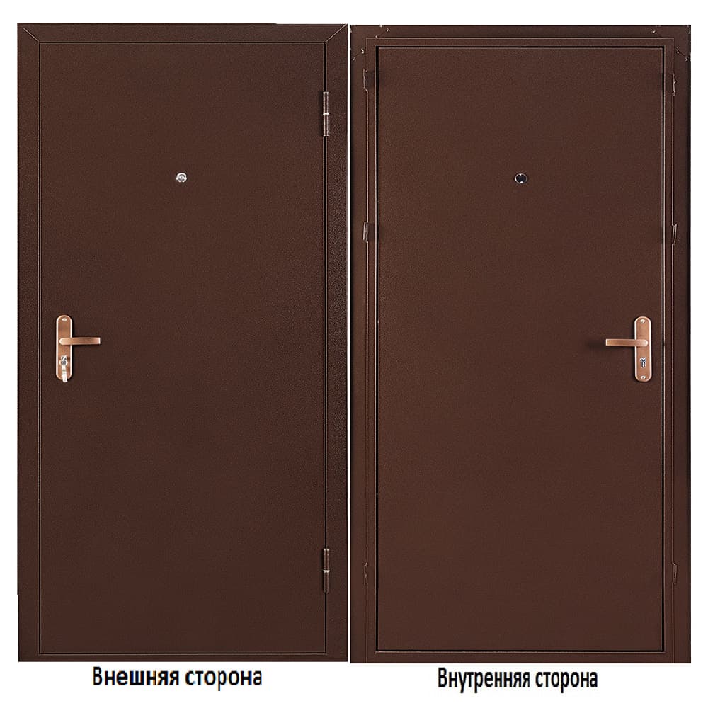 Дверь входная Промет Профи Про правая медный антик - медный антик 860х2050 мм