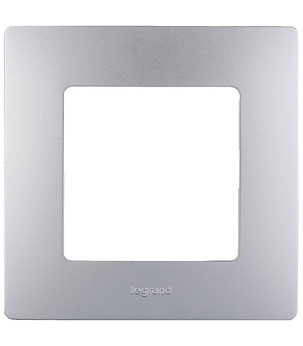 Рамка Legrand Etika одноместная алюминий (672551) - 1