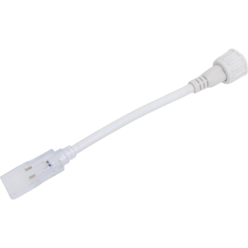 Переходник TEAMPROF нить - гибкий неон, белый (ТРИ ЧАСТИ) TPF-EC2-015-S-FX-W