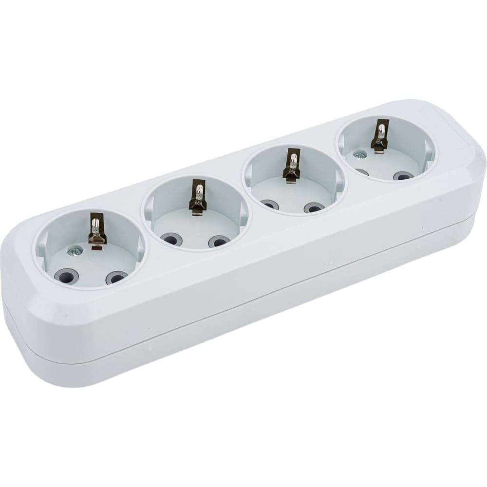 Колодка IN HOME УЗ-4-GRAND 4-х местная с з/к 5140 4690612000503