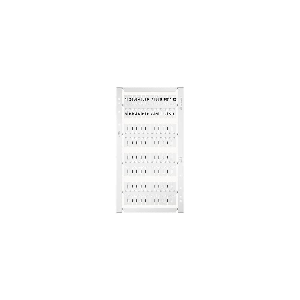Пустая маркировка Degson белая, 10 шт ZB10-10P-19-00Z(H)