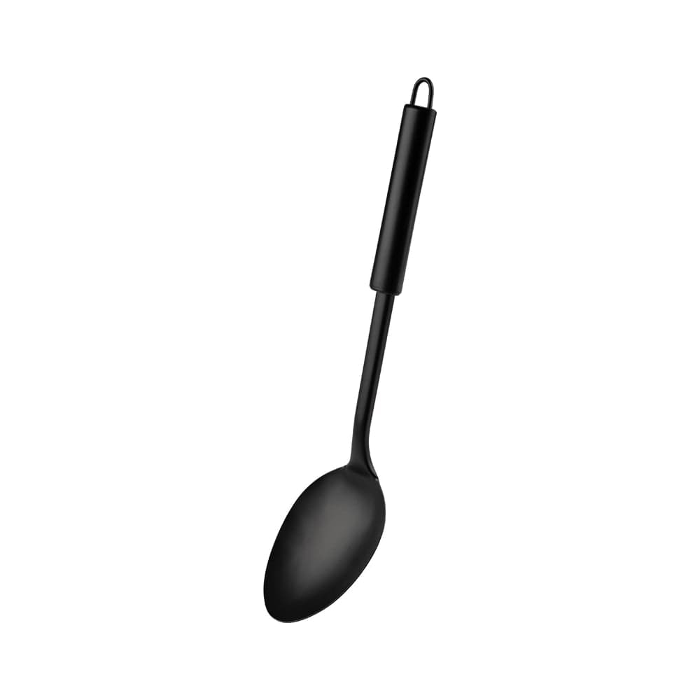 Ложка Mallony classico nero из нержавеющей стали, черный, non-stick 105271