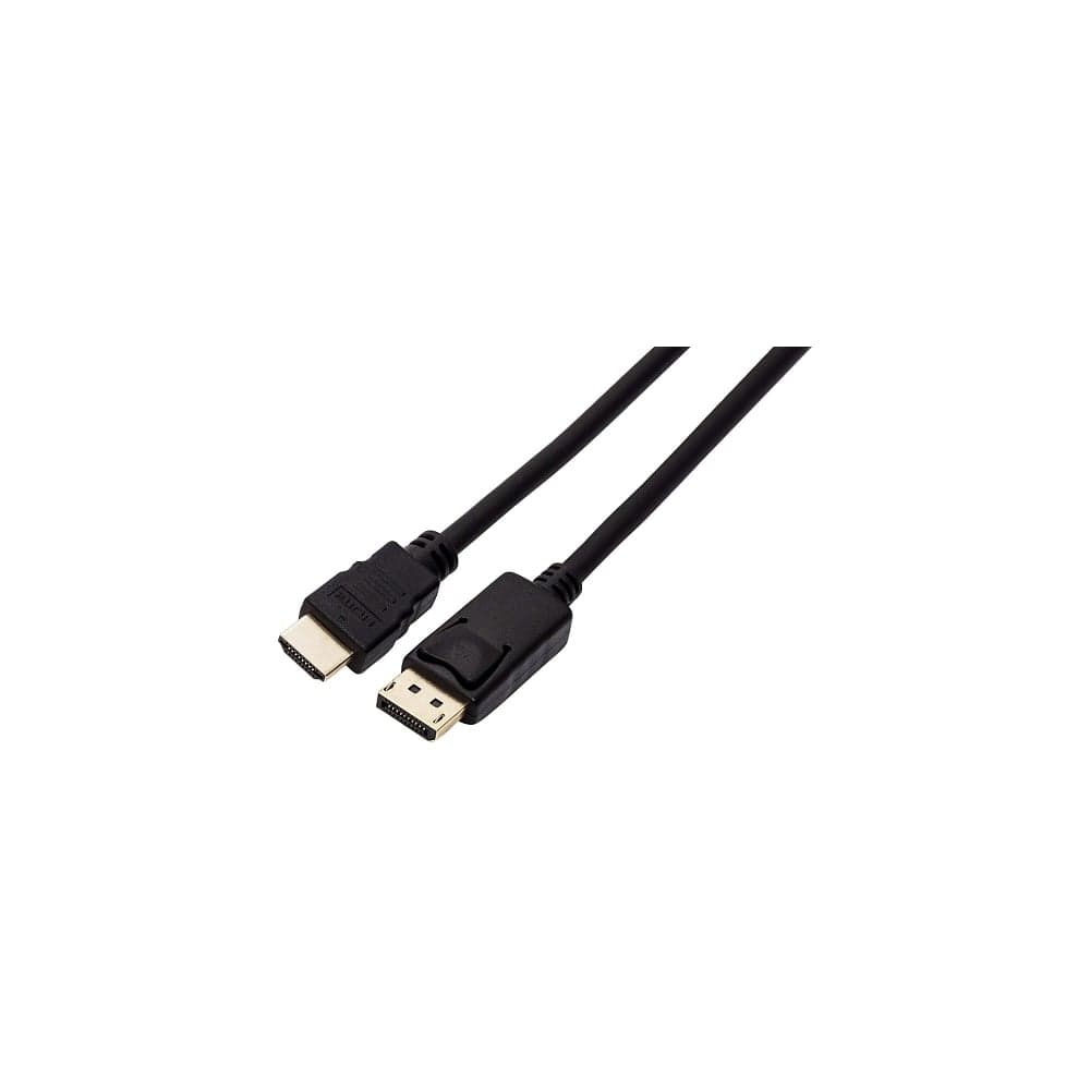 Интерфейсный кабель Filum 3 м, медь, 1920x1080, черный, разъемы: display port male- hdmi a male, пакет FL-C-DPM-HM-3M
