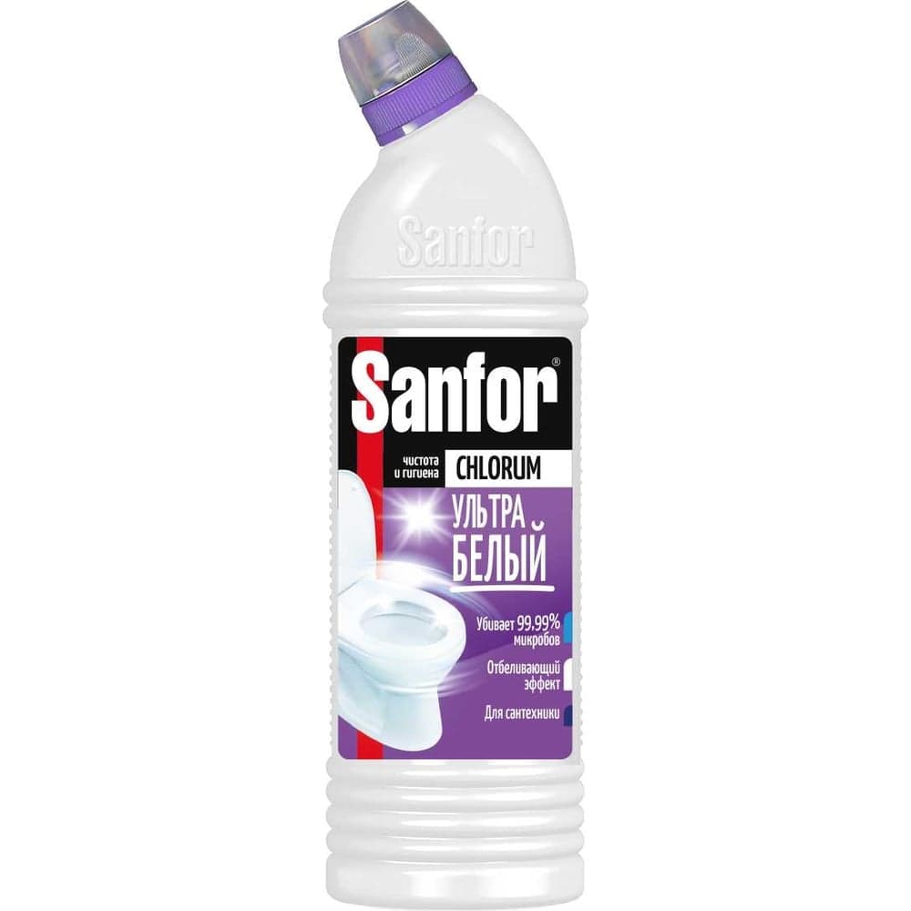 Чистящее средство 750 г Chlorum мгновенное отбеливание гель SANFOR 1880 601970