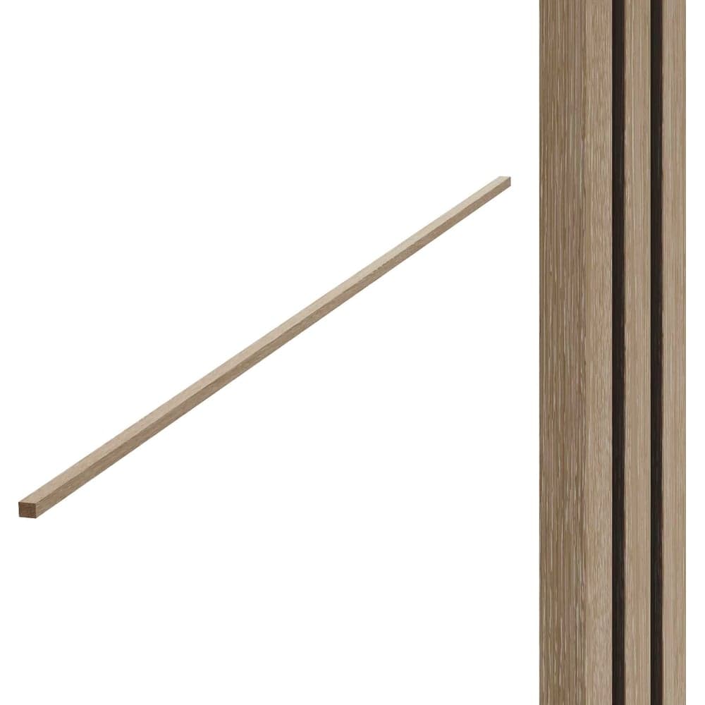Торцевые планки Wood App дуб шале натуральный, 2780x27x22 мм 04-01-2780