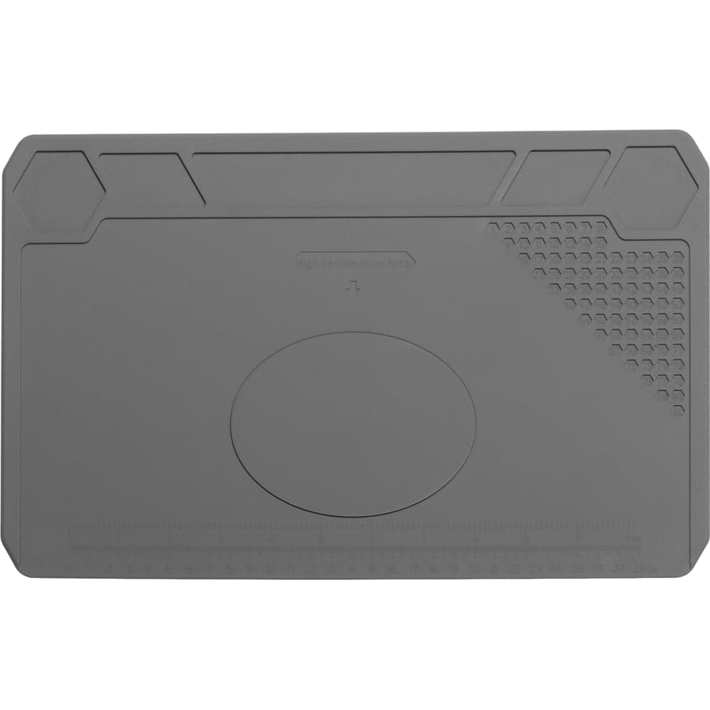 Термостойкий коврик для пайки и ремонта T615 350x220 мм, серый QUICKO QTST615