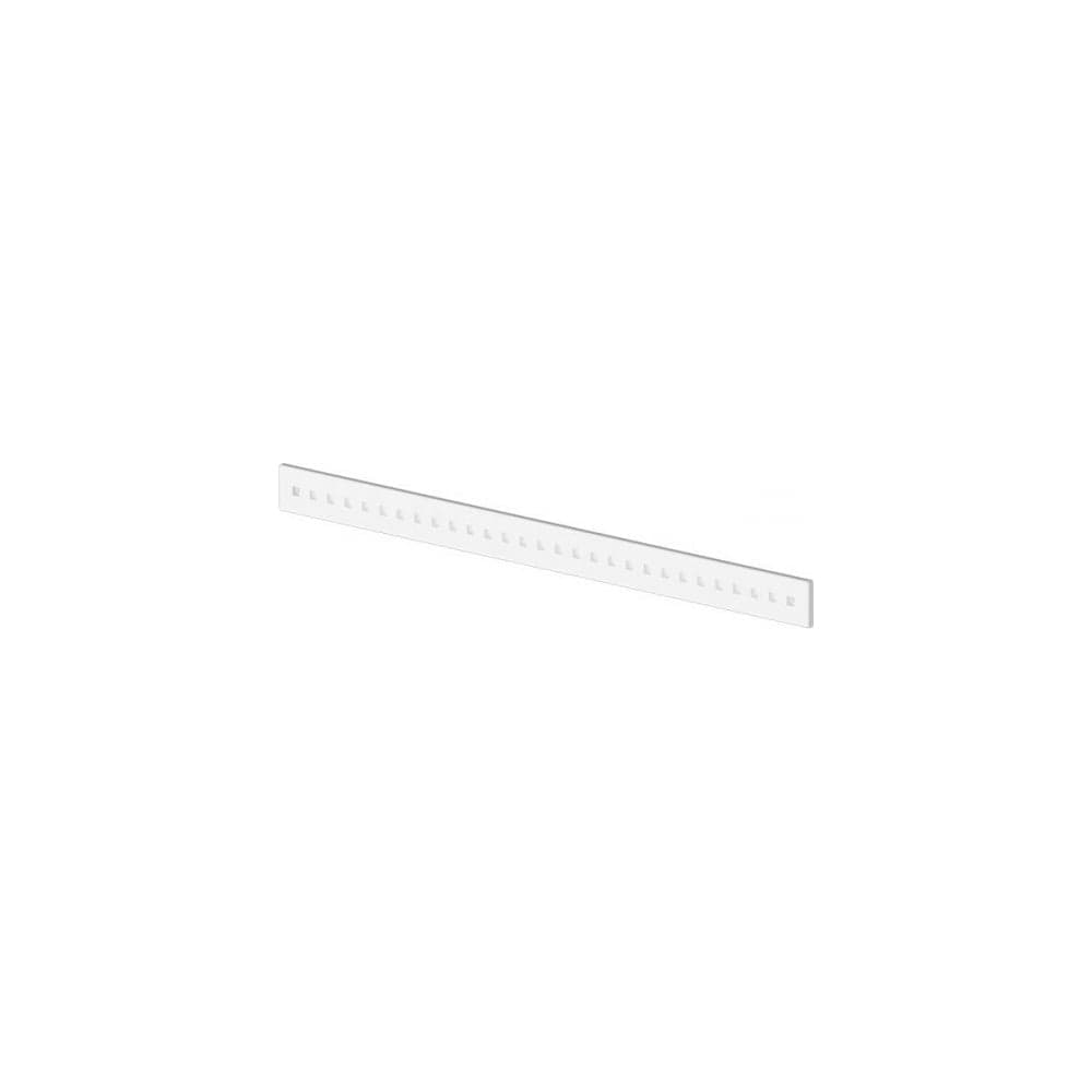 Перфорированный рейлинг MAKMART l.900 мм, отделка белый бархат (матовый) RS.RP1.900.9016