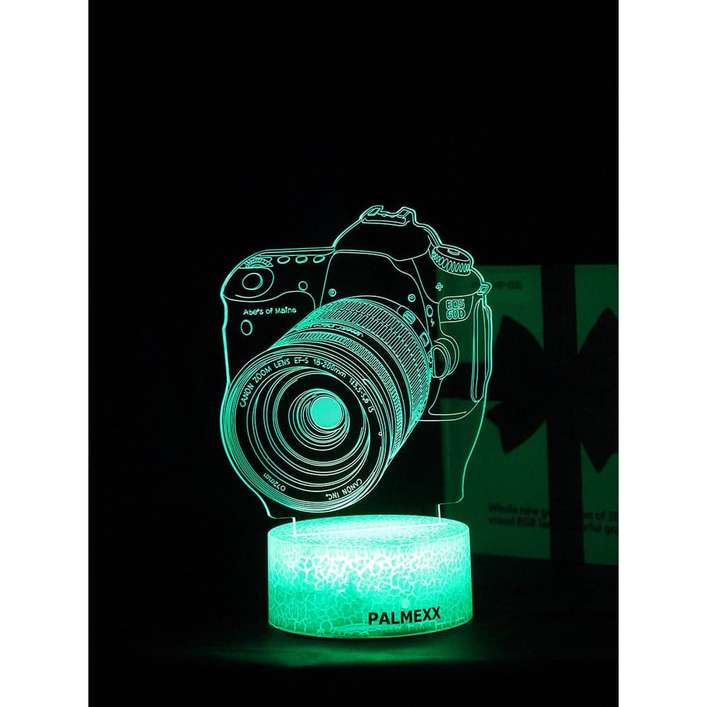 Светодиодный ночник PALMEXX 3d светильник led rgb 7 цветов (фотоаппарат) PX/LAMP-061
