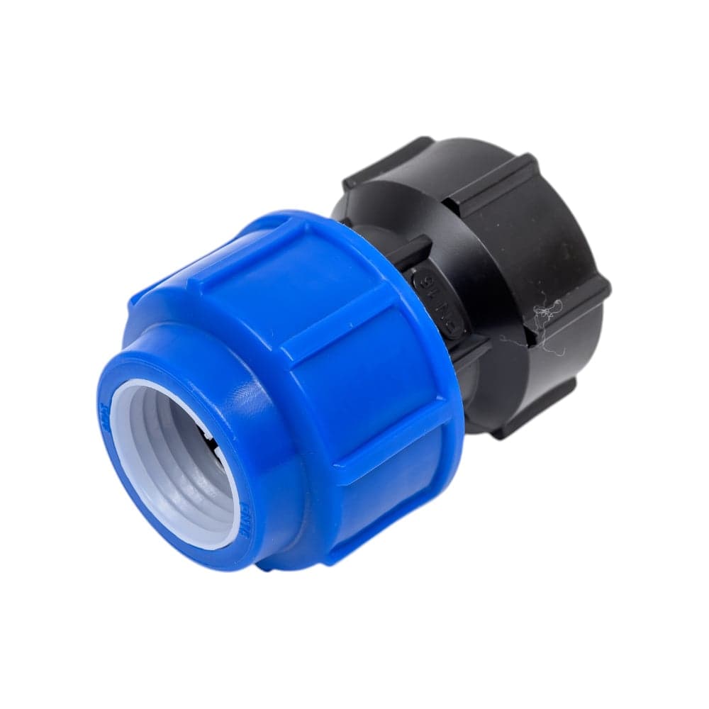 Компрессионная муфта для ПЭ труб LAMMIN вр 25x1" Lm34004025025