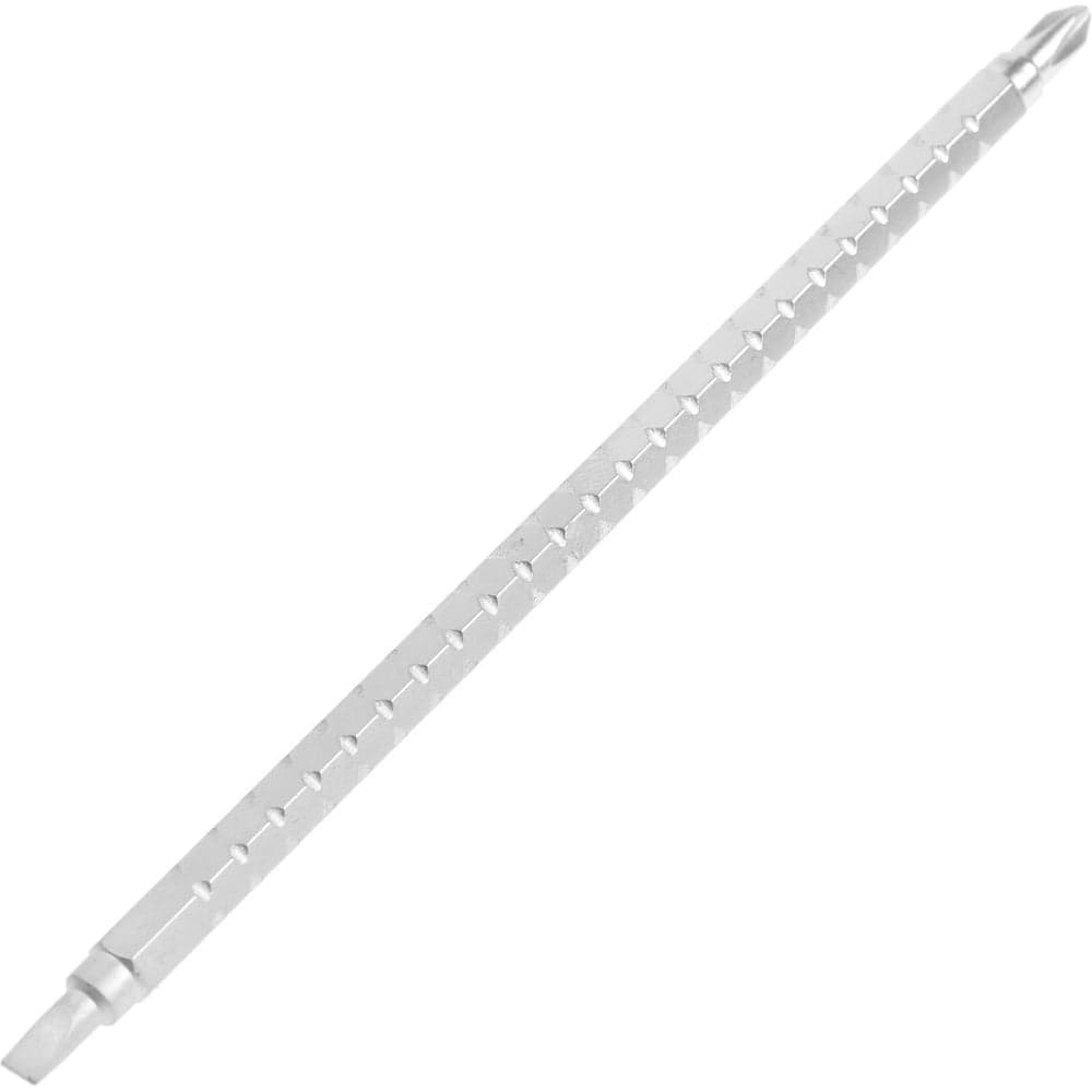 Сменное жало для отвертки CrV, двухстороннее, SL4 - PH1, 160 мм ТУНДРА 7805411