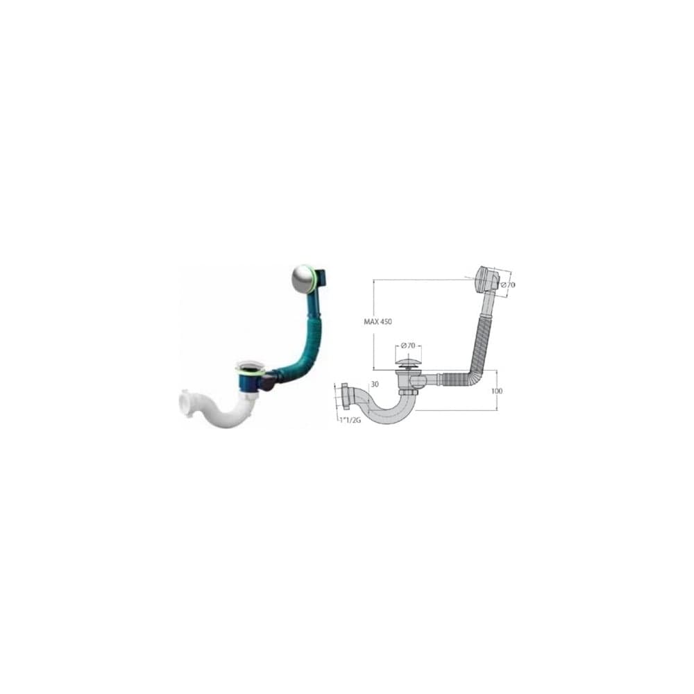 Сифон для ванны MIANO click/clack 25 M0485