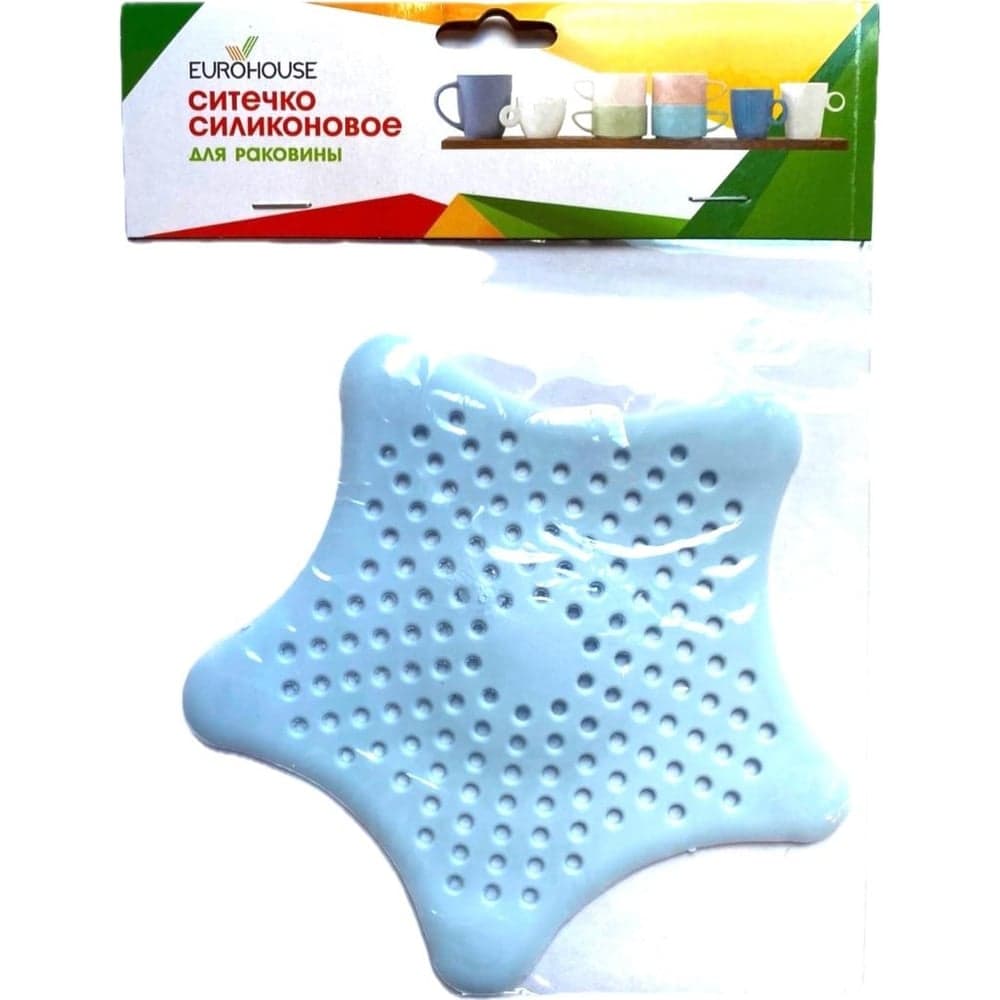 Ситечко силиконовое для раковины EUROHOUSE 15 см 15980