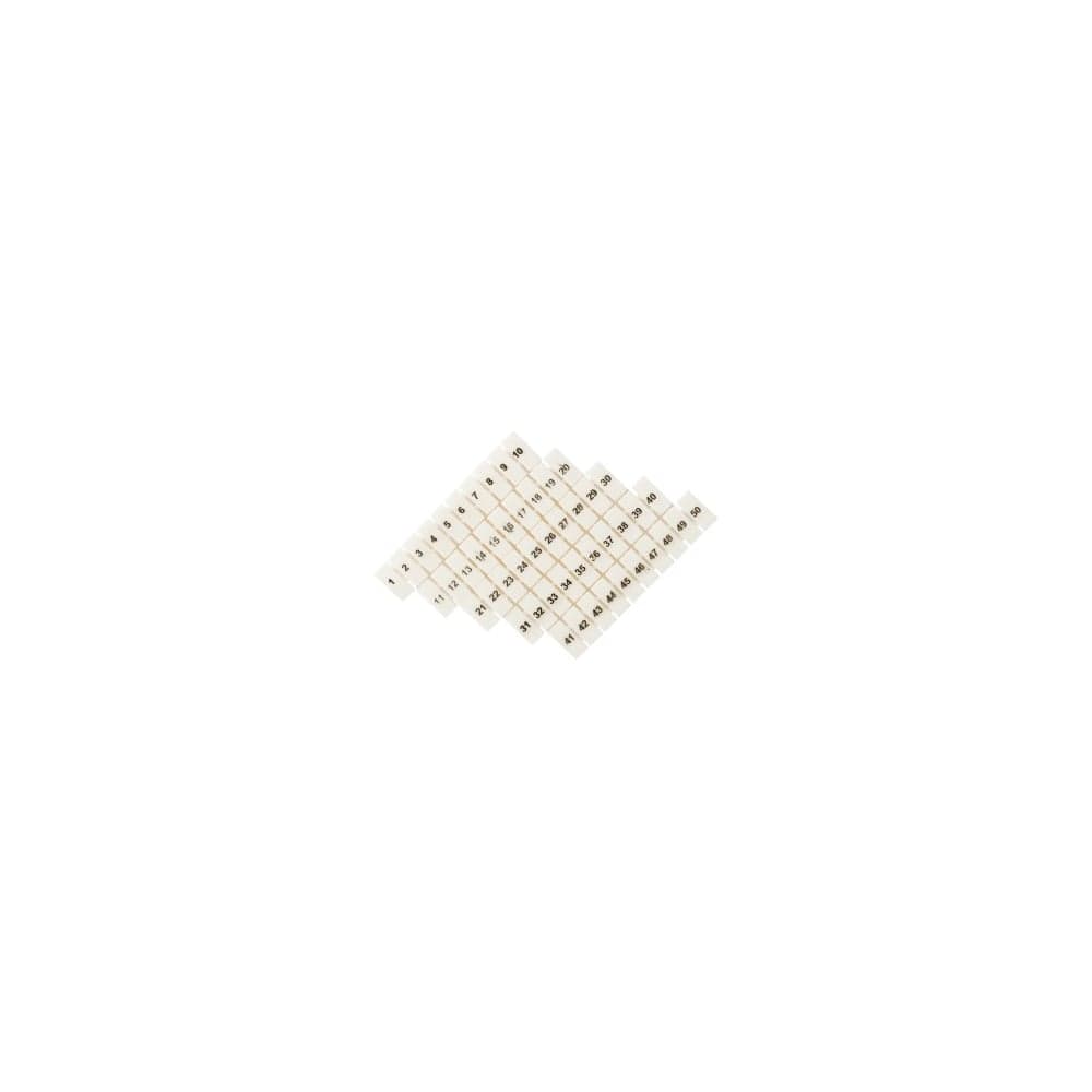 Маркеры EKF для JXB-ST 1,5, с нумерацией 1-50, 100 шт, PROxima zb-st-1.5-1-50