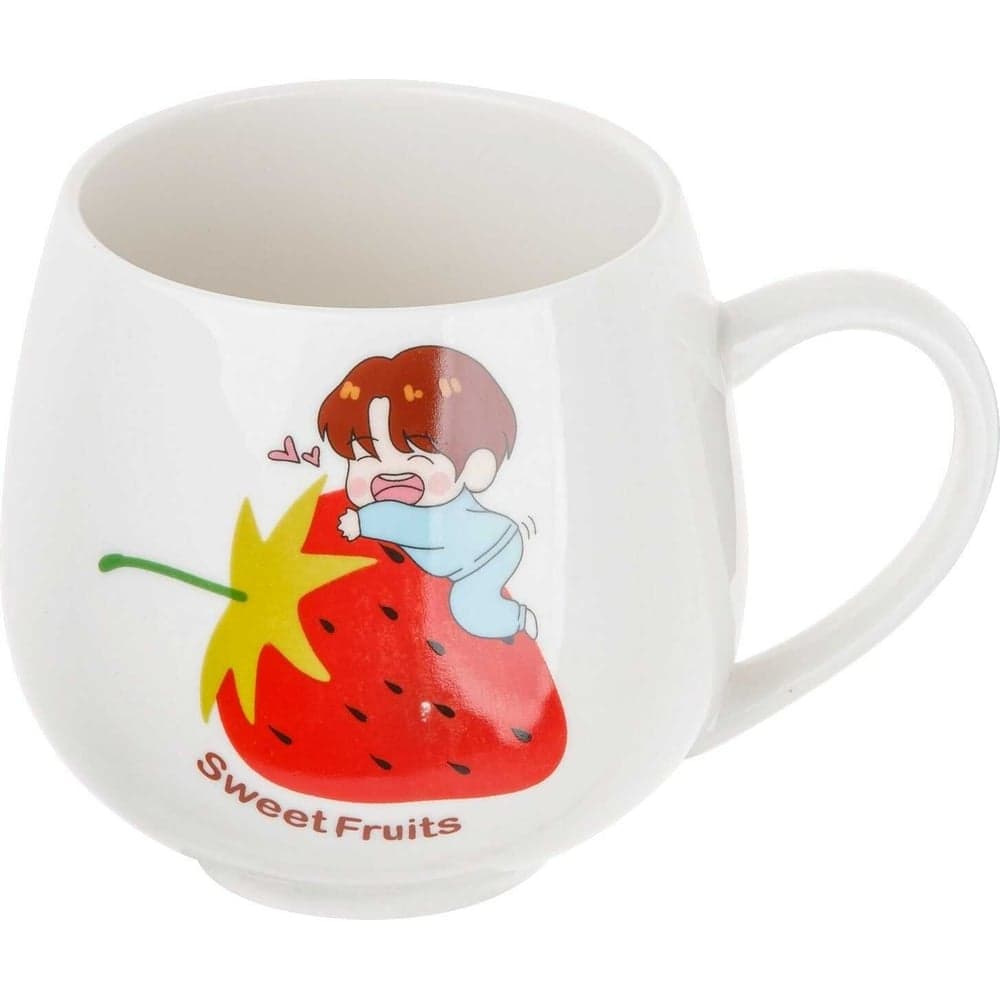 Кружка PERFECTO LINEA керамическая, 350 мл, Sweet fruits, клубника 17-301114