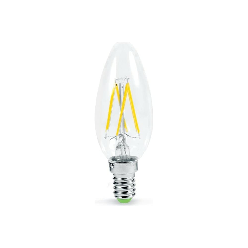 Светодиодная лампа IN HOME LED-СВЕЧА-deco 9Вт 230В Е14 3000К 810Лм прозрачная 4690612026183