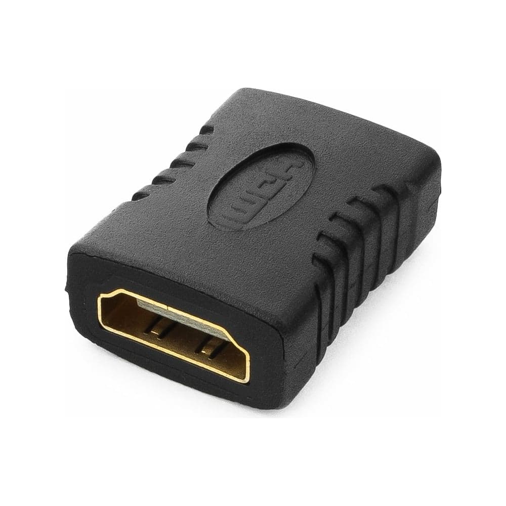 Переходник Cablexpert HDMI-HDMI, 19F/19F, пакет, золотые разъемы A-HDMI-FF