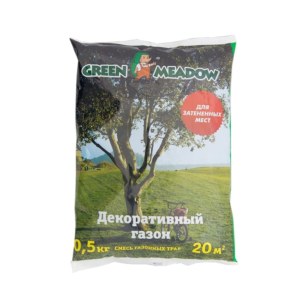 Семена газона GREEN MEADOW Декоративный газон для затемненных мест 0.5 кг 4607160331270