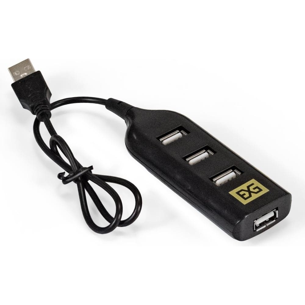 USB-Хаб концентратор ExeGate 4-в-1 DUB-42 кабель-адаптер USB2.0-4xUSB2.0, Plug&Play, черный 293976