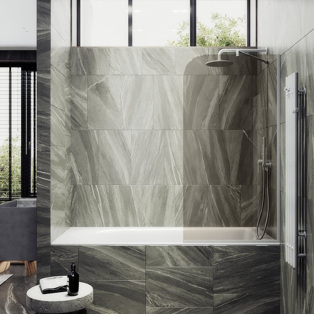 Шторка для ванны в узком профиле MaybahGlass MGV-127-1у