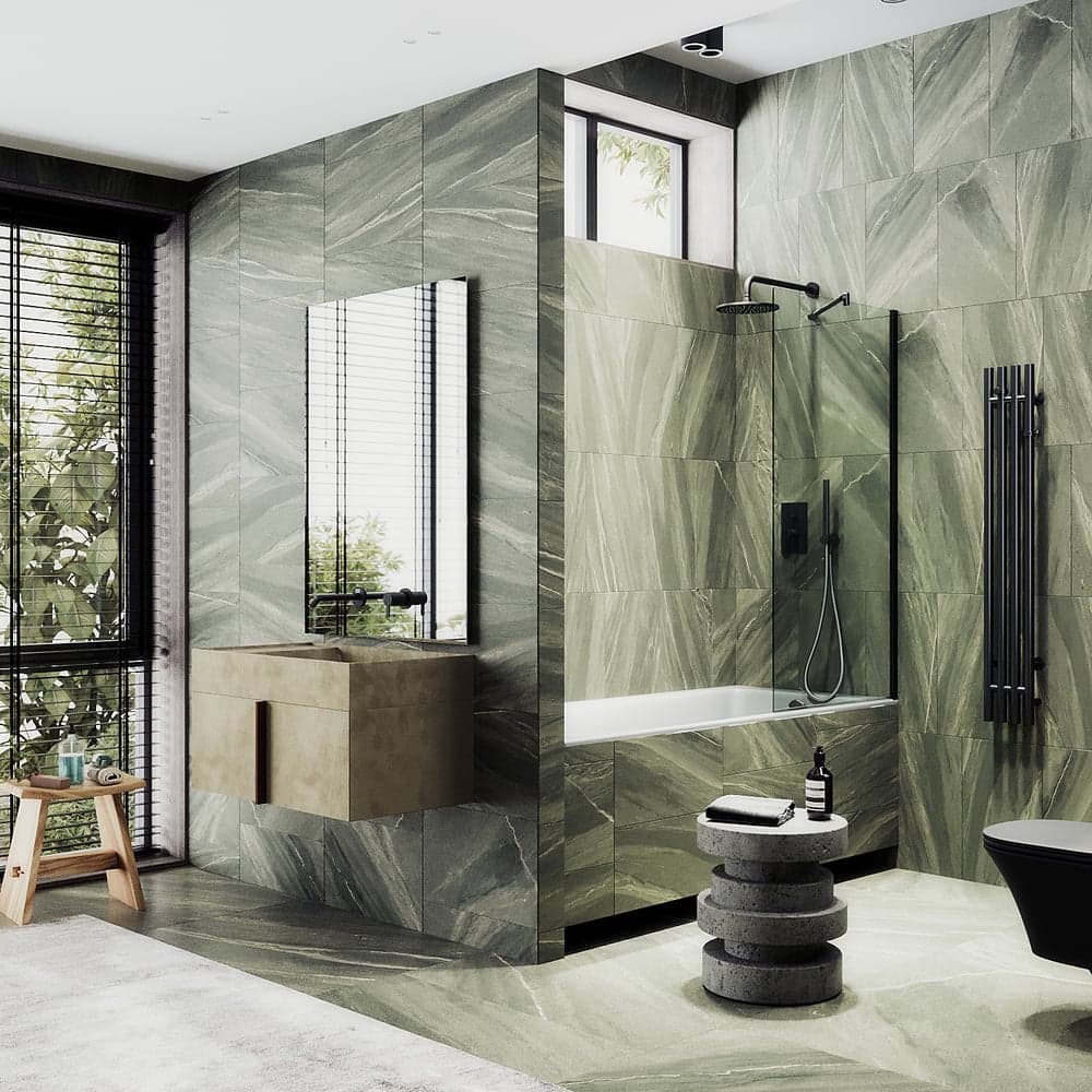 Шторка для ванны в широком профиле MaybahGlass MGV-63-6ш