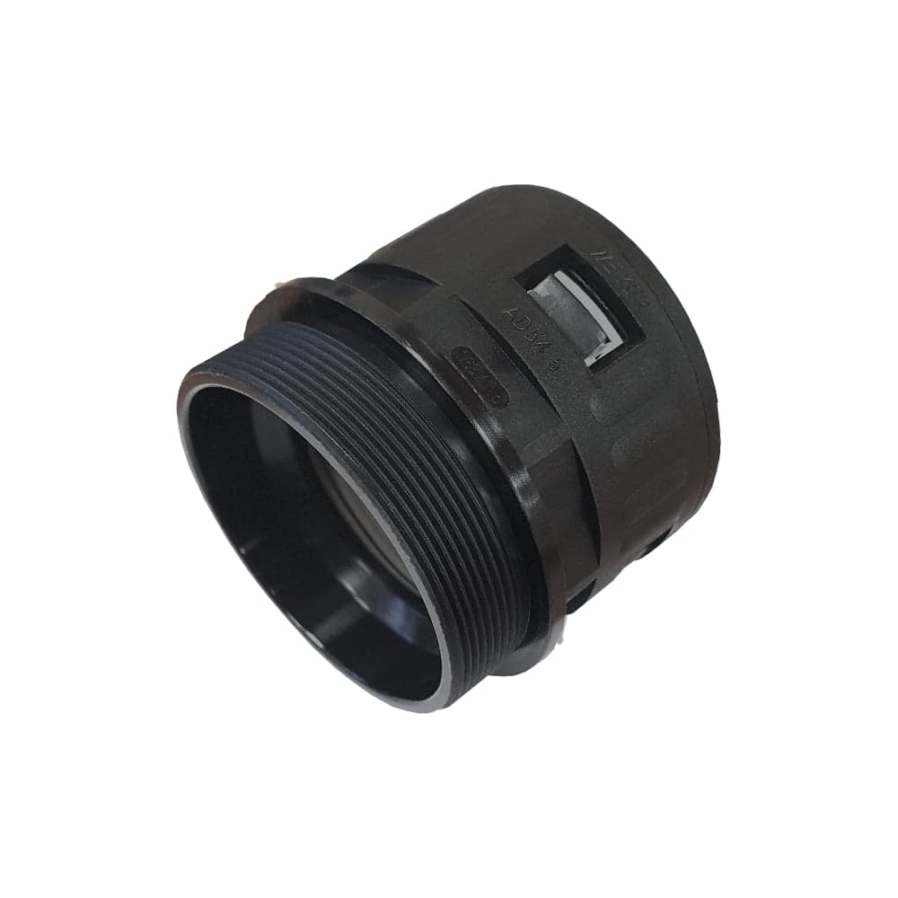 Муфта для гофрированных труб - коннектор прямой Weyer WQG-M63B/AD54.5, нар. M63x1.5 WE0206100