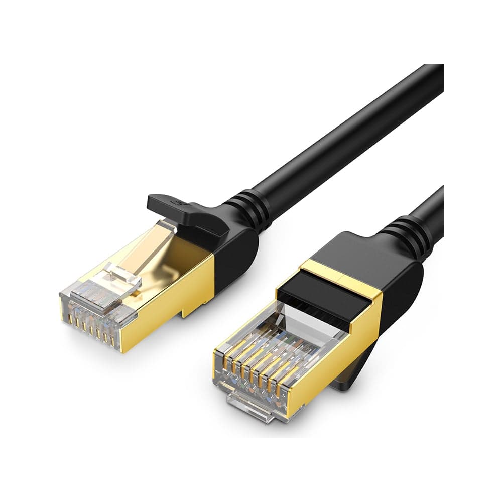 Кабель Ugreen NW107 (11270) Cat 7 F/FTP Lan Cable длина: 3м. цвет: черный 11270_