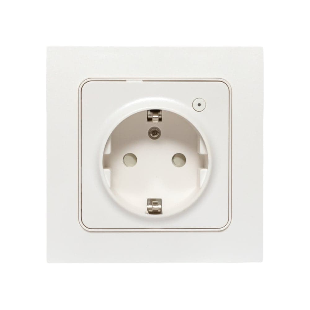 Умная розетка EKF Стокгольм 1-местная 16А белый Zigbee Сonnect RCS-ST16-WD-ZB