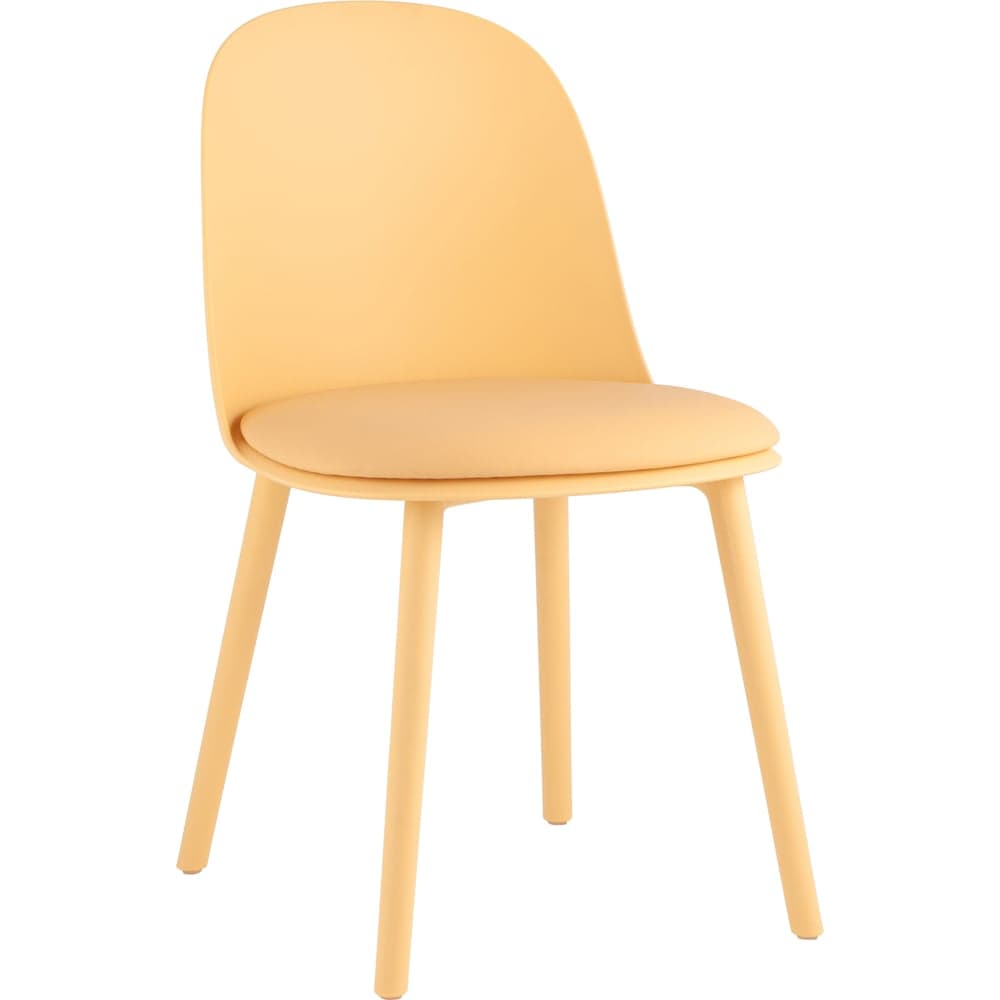 Стул для кухни обеденный Стул Груп Fog с подушкой, пластик желтый SL-7022DP yellow 70139