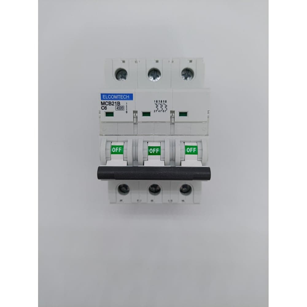 Автоматический выключатель ELCOMTECH MCB21B-4,5-3C6AC УТ-00026256