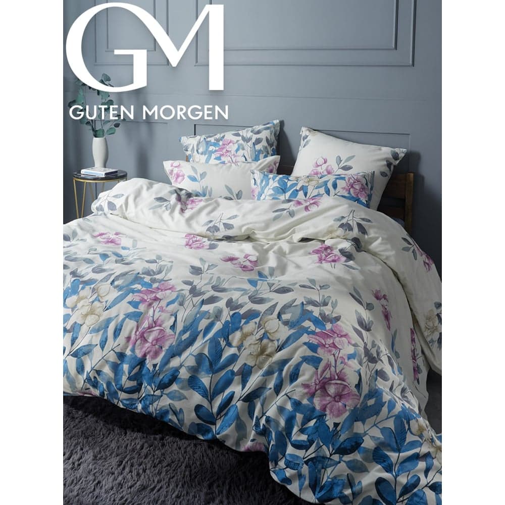Комплект постельного белья Guten Morgen бязь, рис.1113, Floral garden, 1.5 спальный, с наволочкой 70x70 см БП-1113-143-150-70