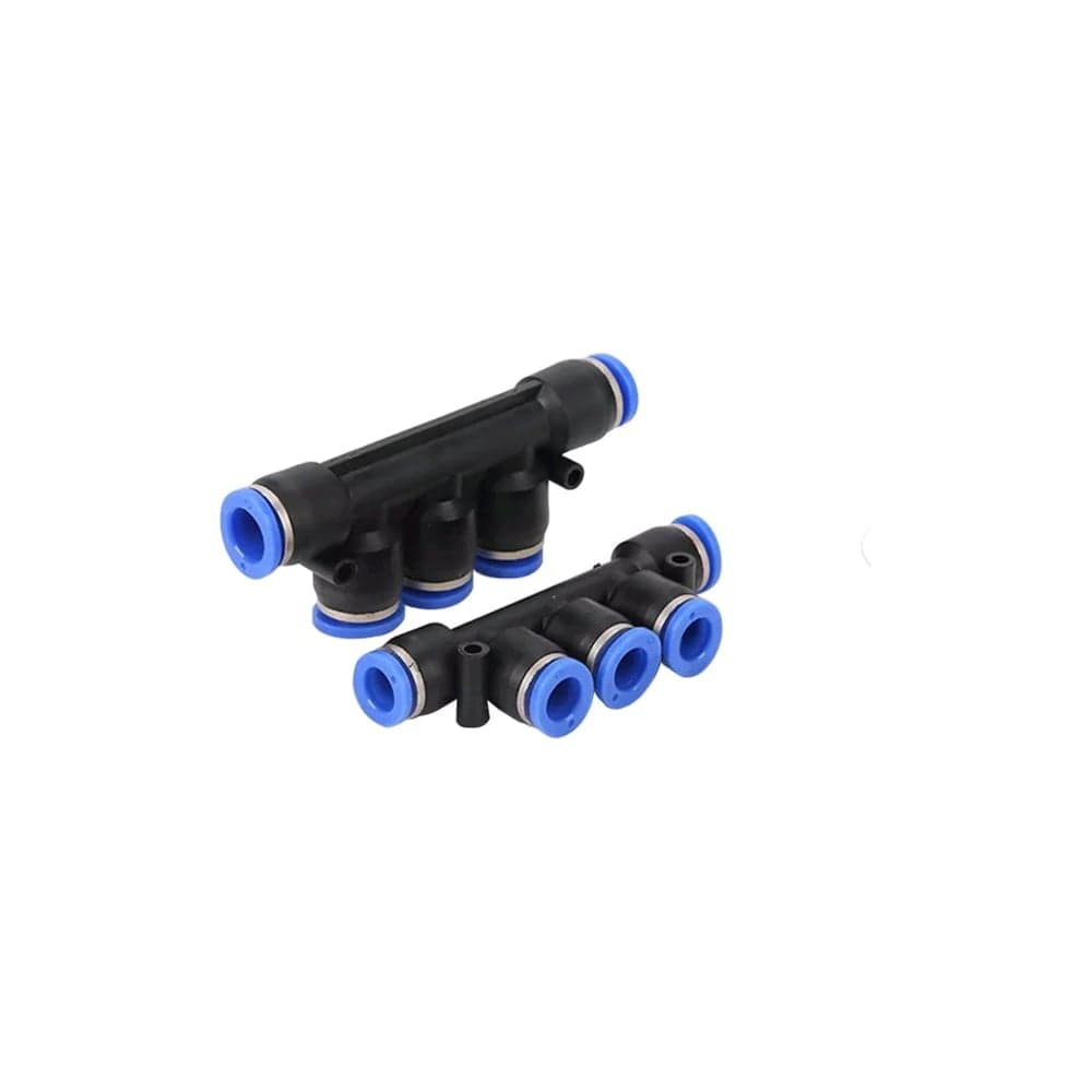 Фитинг SPK-08 пластик 8 мм на пять входов BlackWeld 5402bw