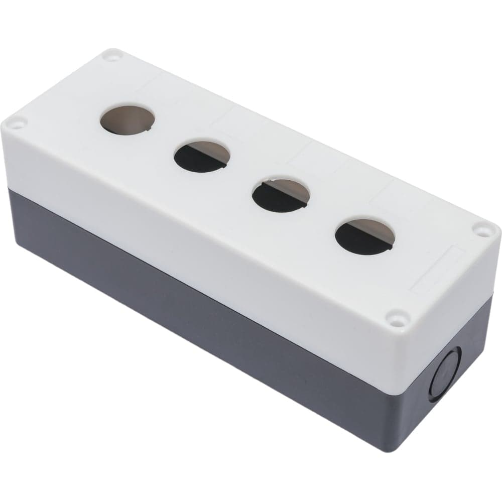 Корпус EKF КП104, 4 кнопки белый cpb-104-w