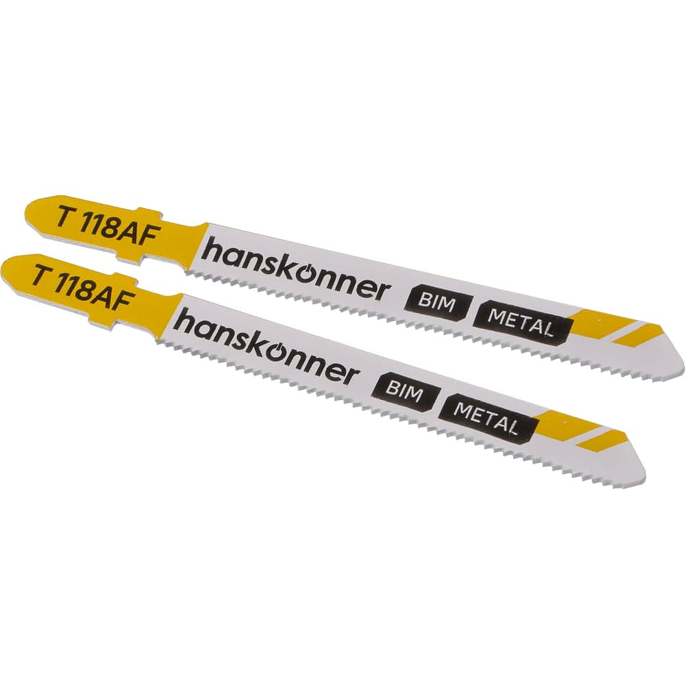 Пилки по металлу 2 шт для лобзика Hanskonner H02-118AF