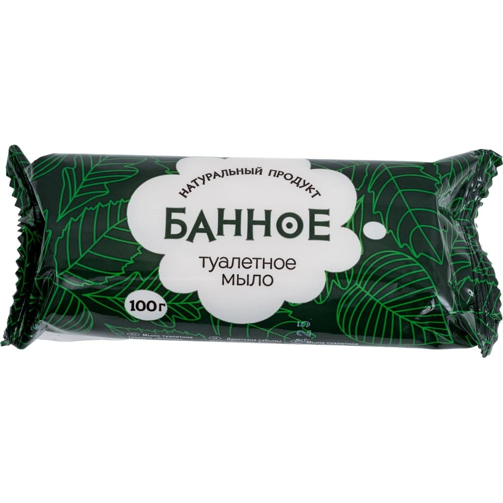 Туалетное мыло ОФИСМАГ Банное 100 г (АГРОПРОМ-ЮГ), натуральное, ш/к 71735 609767
