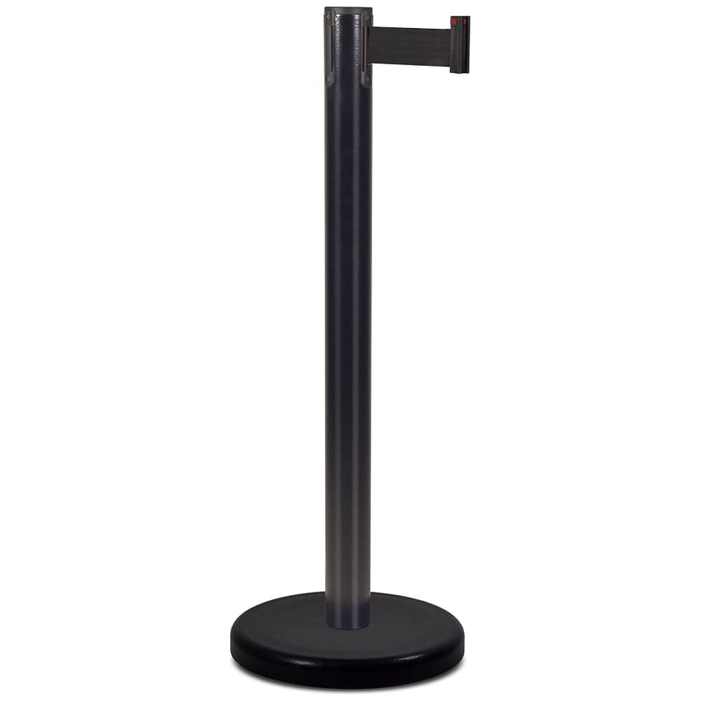 Стойка ограждения RUSBARRIER с лентой 2 м BSLN-Х86332 BLACK black