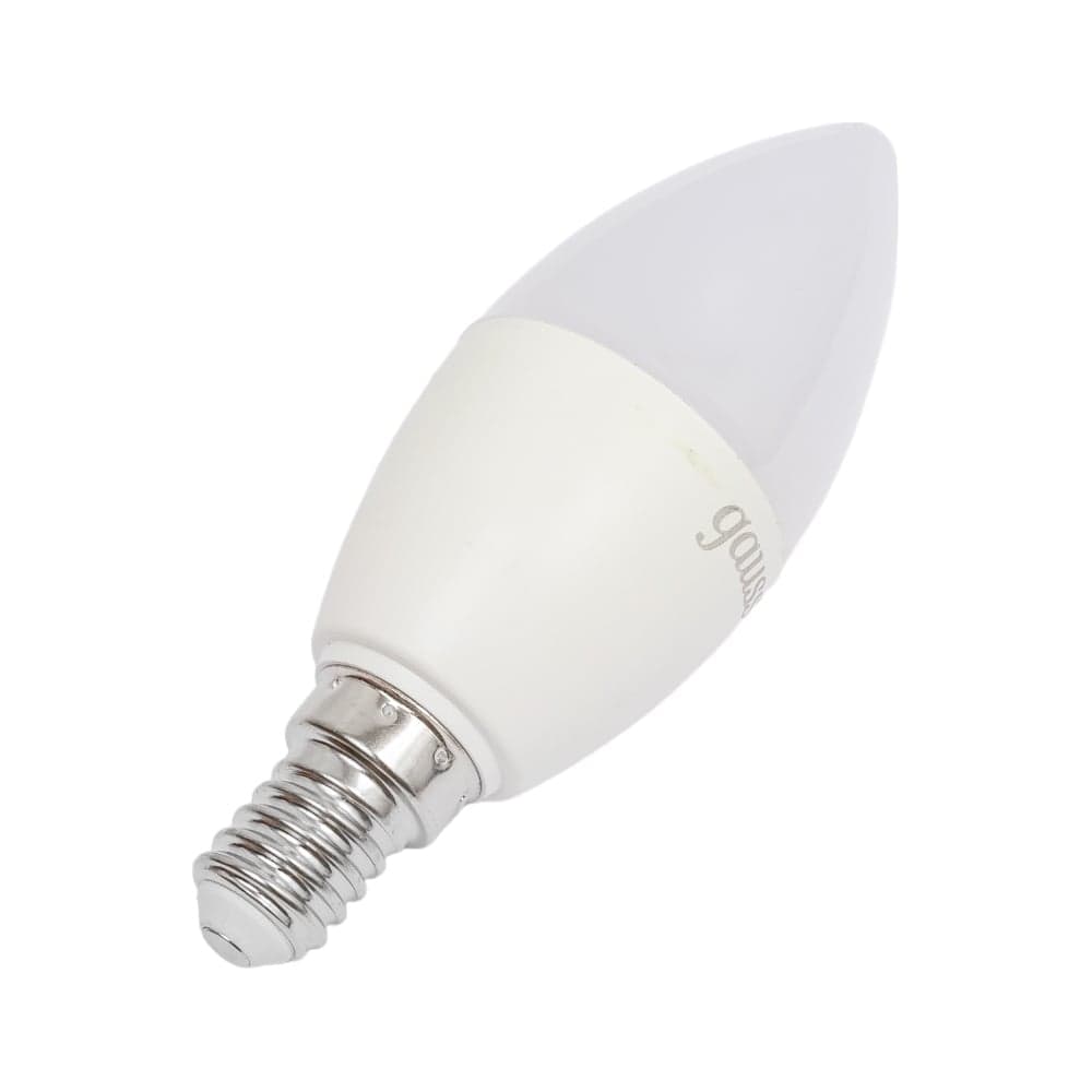 Лампа Gauss Smart LED, свеча, С37, 6W, E14, RGBW+dim, 1/10/100 103101406