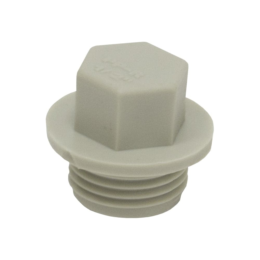 Заглушка TEBO PPR 20x1/2 НР серый 031093202
