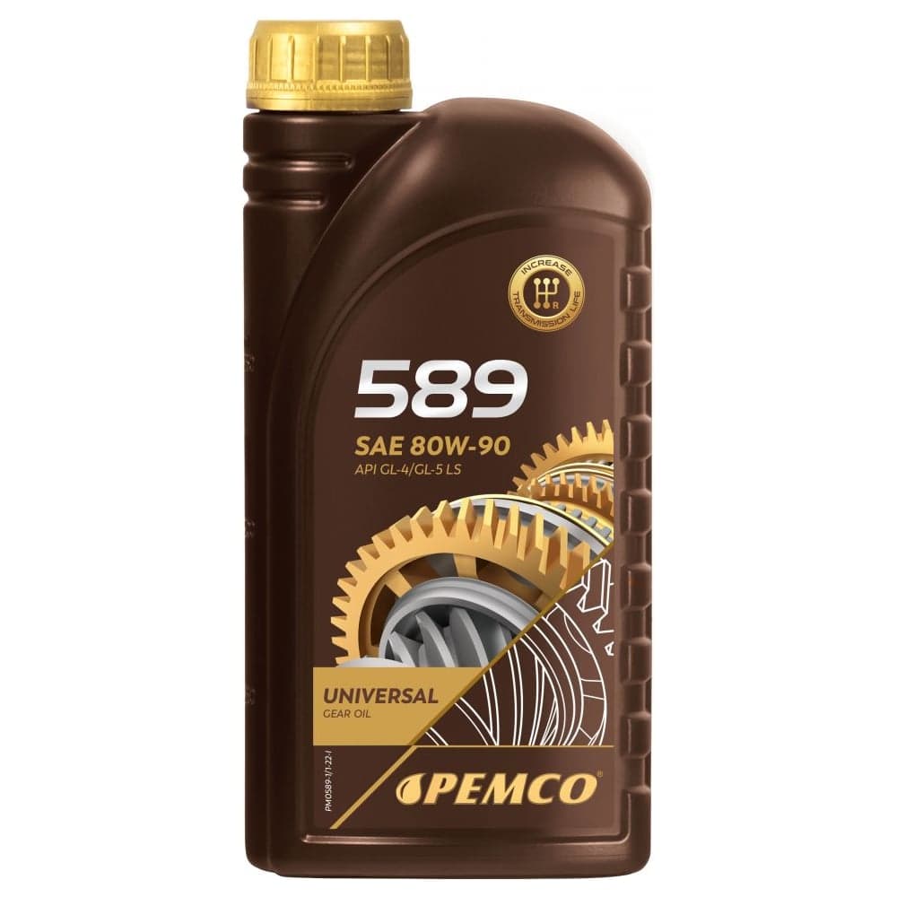 Минеральное трансмиссионное масло PEMCO 589 80W-90 1 л 80W90 PM0589-1 PM0589-1-E
