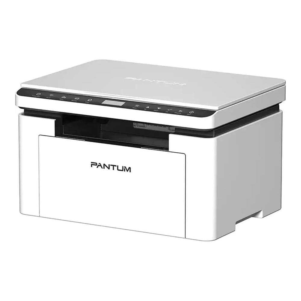 МФУ Pantum P/C/S, Mono laser, А4, 22 ppm (max 10000 p/mon), 800 MHz, 1200x1200 dpi, 256 MB RAM, paper tray 150 pages, USB, WiFi, start. cartridge 700 pages (grey) BM2300W