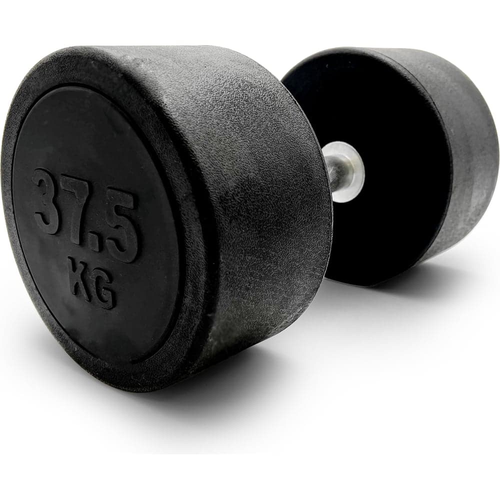 Гантель UNIXFIT PRO круглая обрезиненная 37,5 кг DBRND37_5PBK