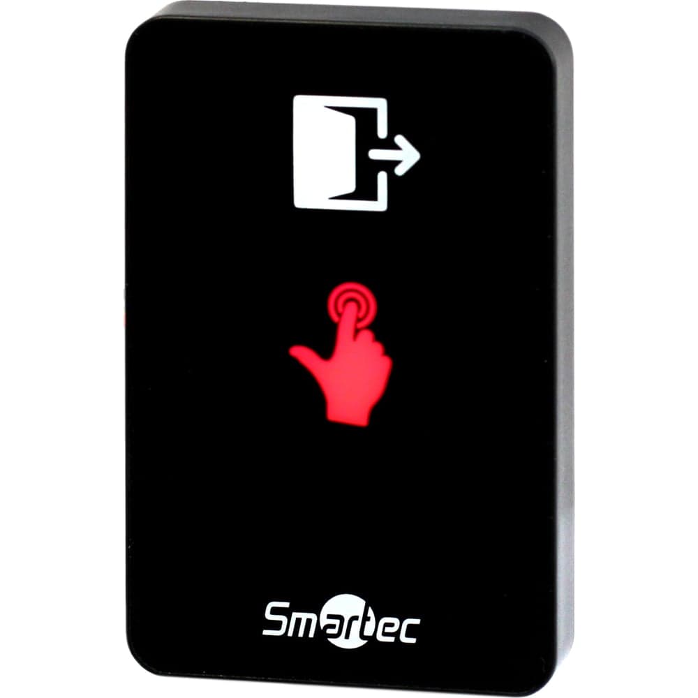 Кнопка сенсорная Smartec ST-EX410L-BK накладная, черная, НЗ/НР контакты smkd0655.1