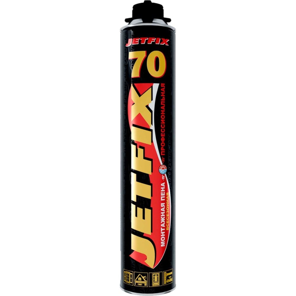 Пена монтажная профессиональная всесезонная JETFIX 70 10039