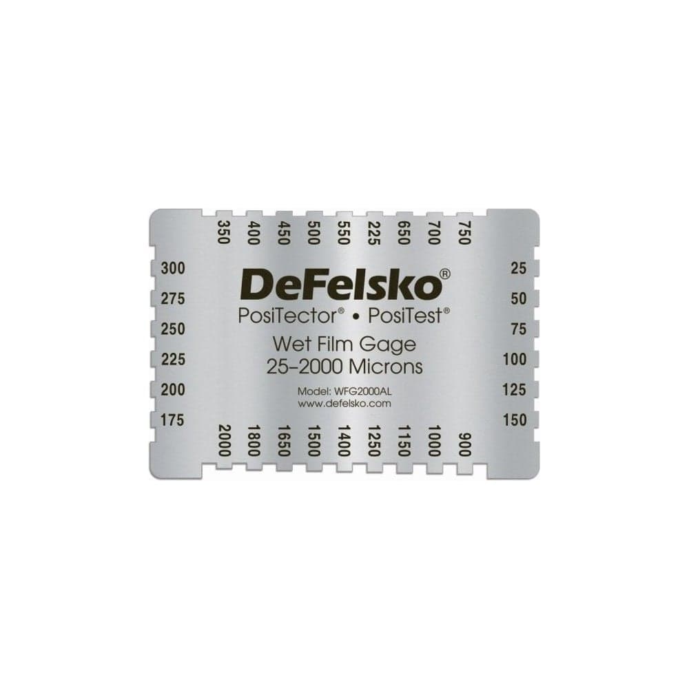 Гребенка мокрого слоя Defelsko 25-2000 мкм, алюминий WFG2000AL