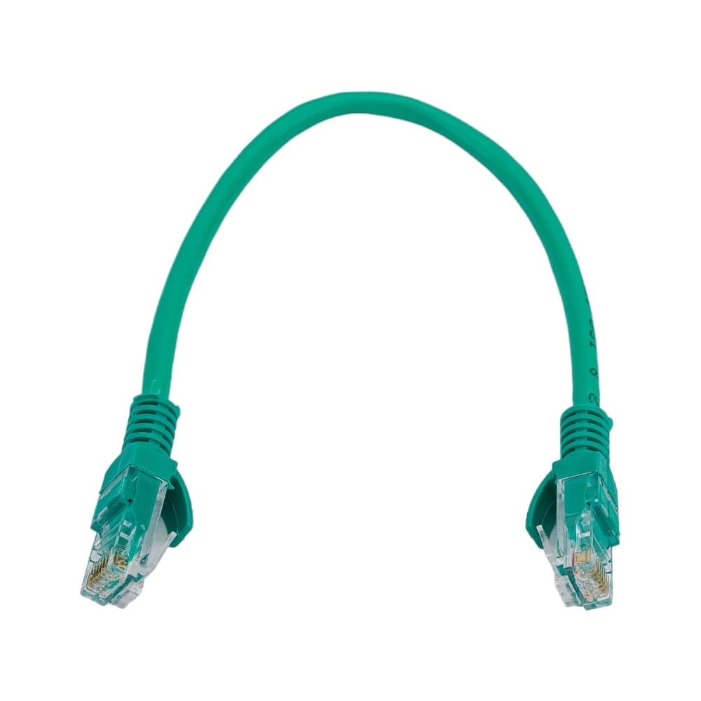 Патч-корд ExeGate UTP-RJ45-RJ45-5e-0,3M-GN, UTP, cat.5e, 0.3м, зеленый 258665