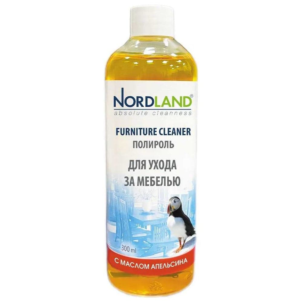Полироль для ухода за деревом NORDLAND с маслом апельсина, 300 мл 180957