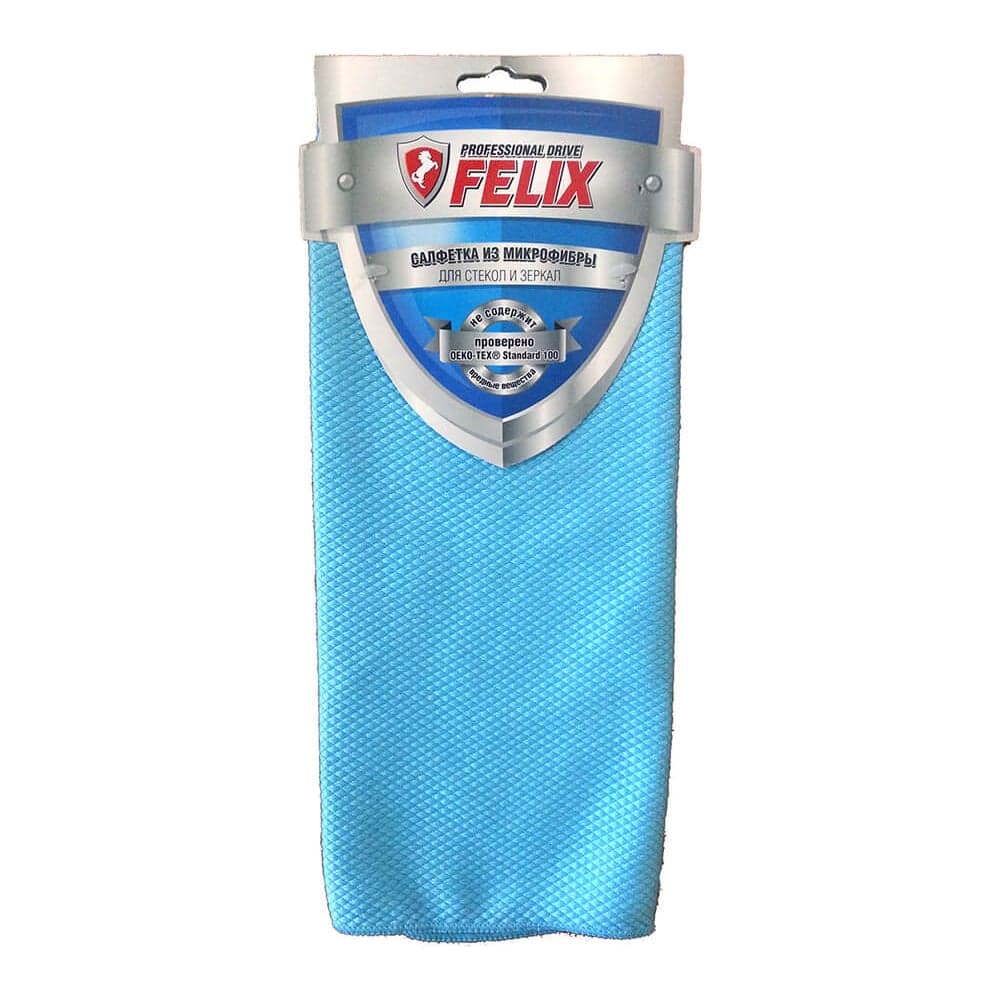 Салфетка микрофибра для стекол, зеркал FELIX 411040072