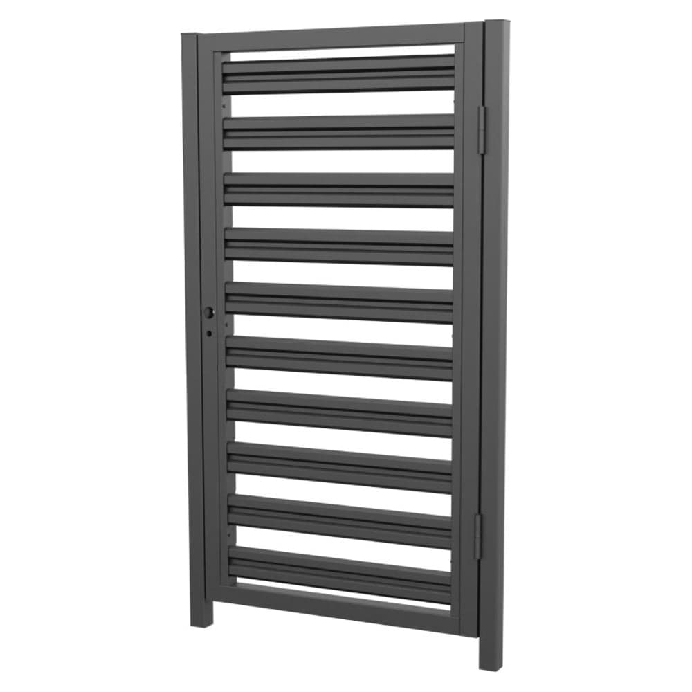 Комплект Жалюзи калитки МЕТАЛЛИК и КО ГОРИЗОНТ 2000x1000 RAL 7024 О0000134450