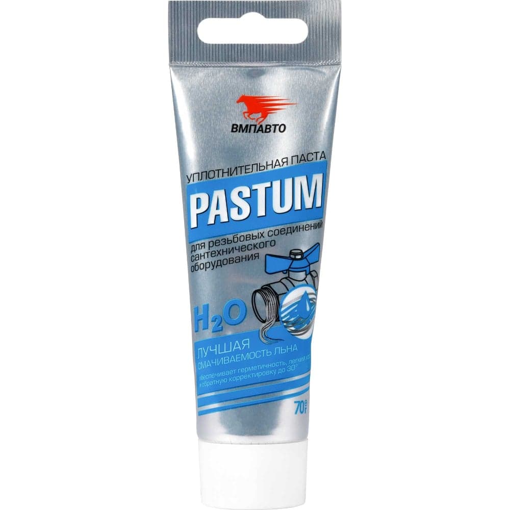 Паста для уплотнения резьбовых соединений ВМПАВТО Pastum H2O, 70г туба 8103