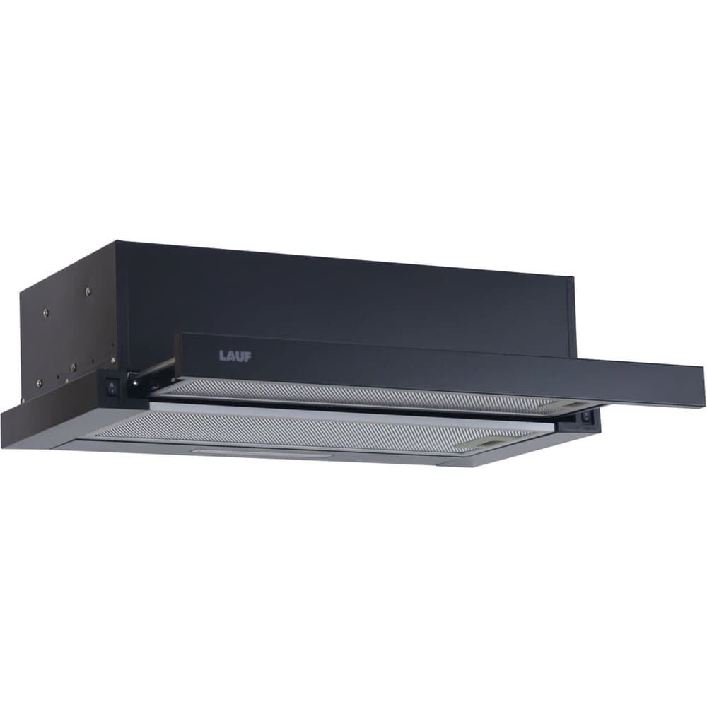 Кухонная встраиваемая вытяжка LAUF LUNA 600 BLACK/60 см/производительность 650м3/ч, низкий уровень шума. 6122